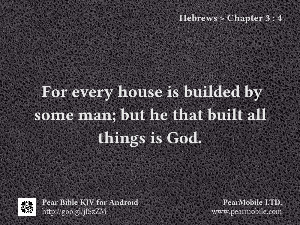 Hebrews, Chapter 3:4